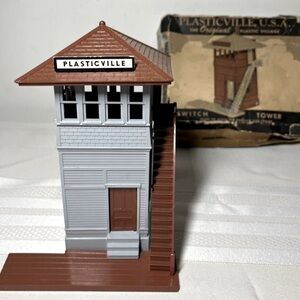 Plasticville USA SWITCH TOWER. vintage!  model railroads and miniature dioramas